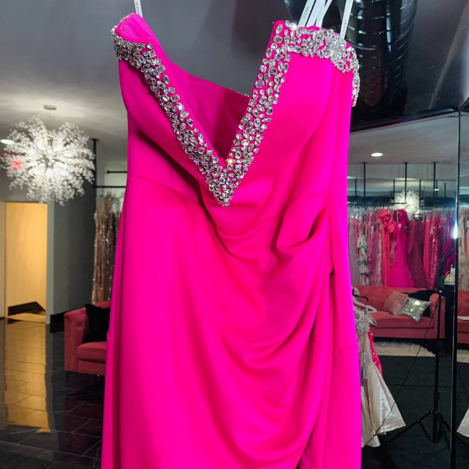 New Jovani Women's Dailynn Gown In Pink
